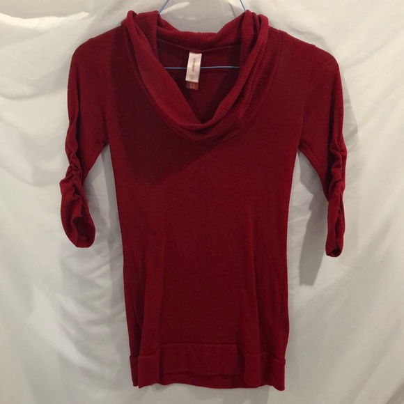 No Boundaries Sweaters - 5 for $10 Ladies 3/4 gathered sleeve sweater size S